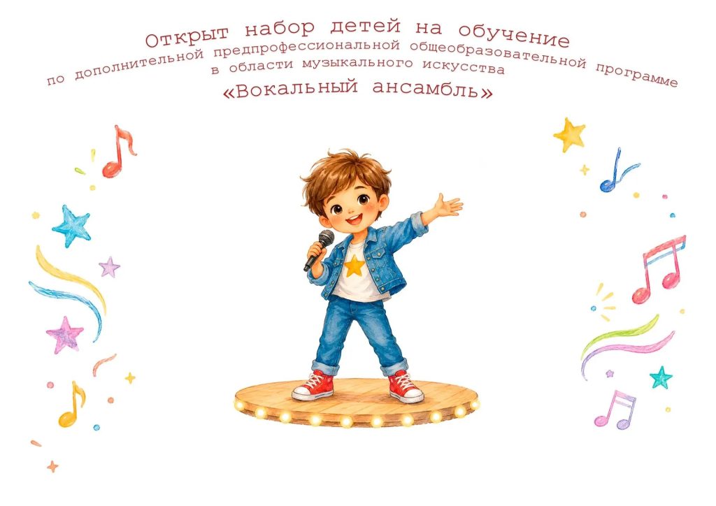 МАОУ СОШ №73 «Лира»объявляет набор детей на обучение по дополнительной предпрофессиональной общеобразовательной программе в области музыкального искусства «Вокальный ансамбль »